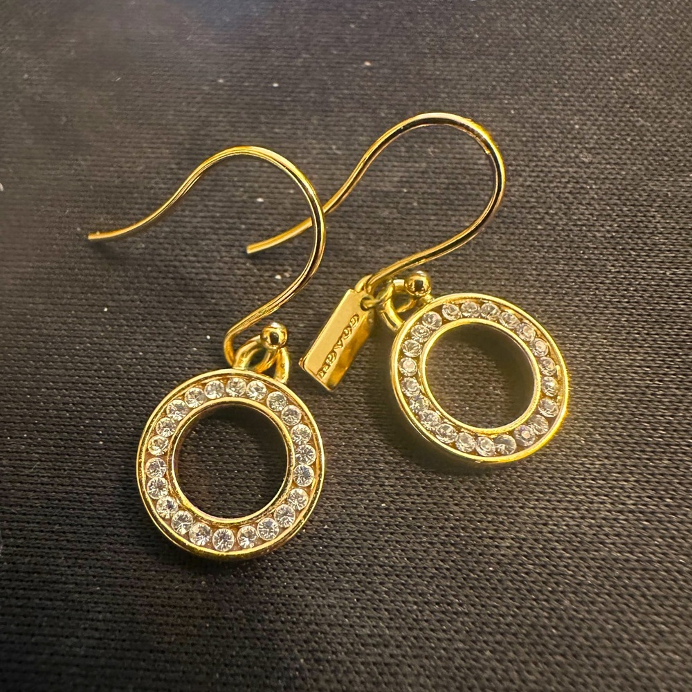 Coach Circle Drop earrings